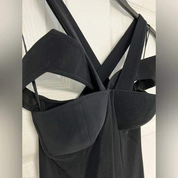 The Indecent Proposal Dress. Gorgeous Black Semi Formal Maxi Dress. - Picture 5 of 11